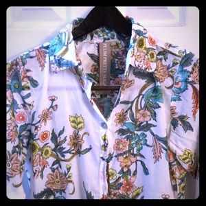 Plum Pretty Sugar dress floral pattern Sz S